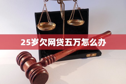 25岁欠网贷五万怎么办(图1)