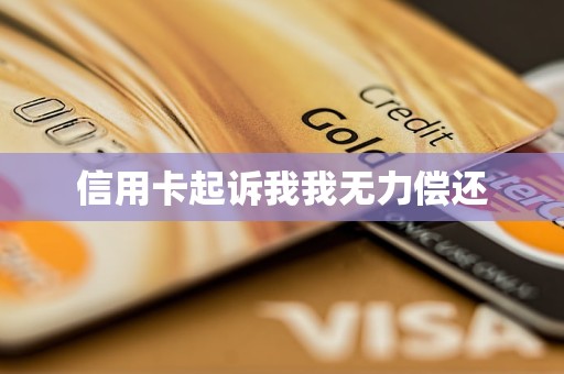 信用卡起诉我我无力偿还(图1)