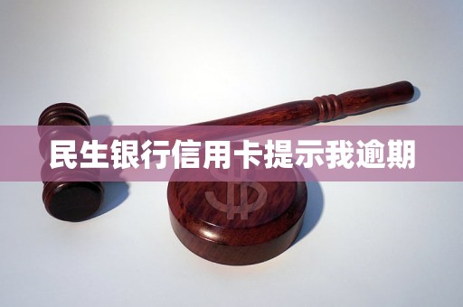 民生银行信用卡提示我逾期(图1)