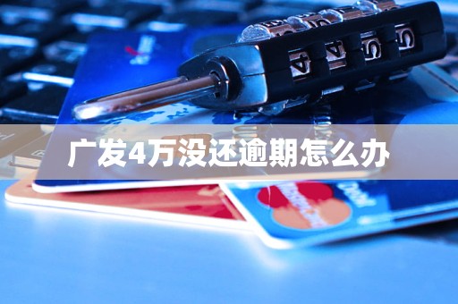 广发4万没还逾期怎么办(图1)