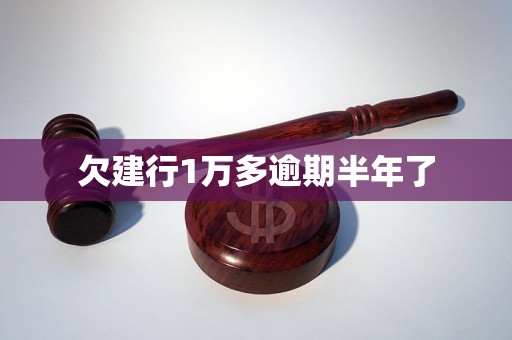 欠建行1万多逾期半年了(图1)