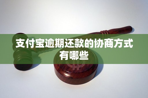 支付宝逾期还款的协商方式有哪些(图1)