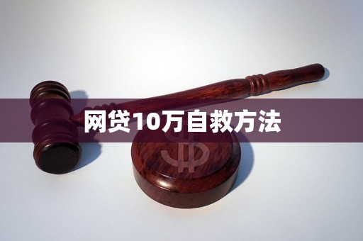 网贷10万自救方法(图1)