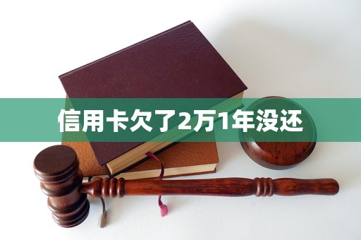 信用卡欠了2万1年没还(图1)