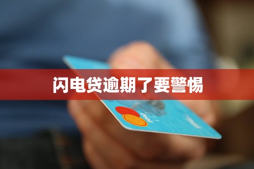 闪电贷逾期了要警惕(图1)