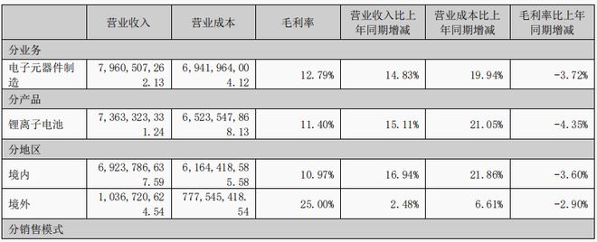 鹏辉能源2024年财报深度解读：储能赛道激战下失速与机遇并存(图4)
