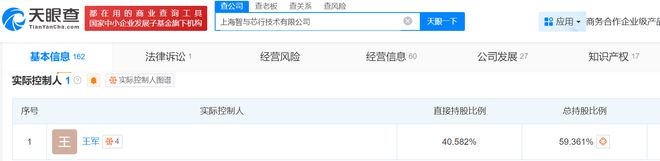 智与芯行完成近亿元天使+轮融资董事长王军控股59%(图1)